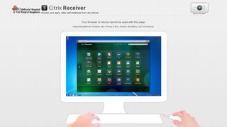 
                            8. Citrix Reciever - Children's Hospital of The King's Daughters