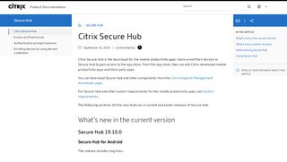
                            9. Citrix Secure Hub