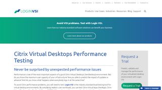
                            5. Citrix XenDesktop Performance Testing - Login VSI