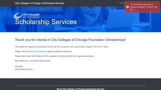 
                            5. City Colleges of Chicago: Scholarship Services FA2019 ...