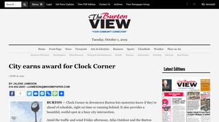 
                            8. City earns award for Clock Corner | Burton View