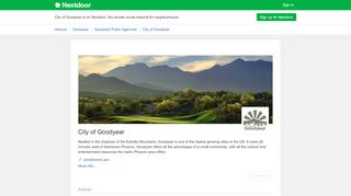 
                            1. City of Goodyear - Nextdoor