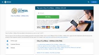 
                            7. City of La Mesa - Utilities (CA): Login, Bill Pay ...