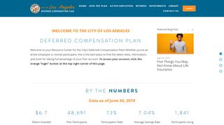 
                            3. City of Los Angeles Deferred Compensation Plan