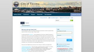 
                            4. City of Tacoma, Washington | Citizen Portal - Accela