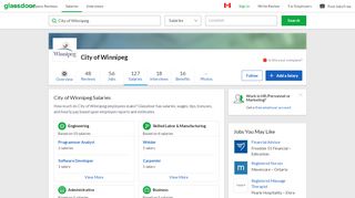 
                            8. City of Winnipeg Salaries | Glassdoor.ca