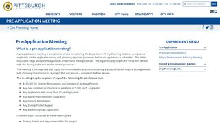 
                            8. City Planning - Pre-Application Meeting | pittsburghpa.gov