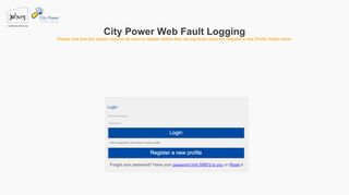 
                            3. City Power Web Fault Logging - Login | forcelink