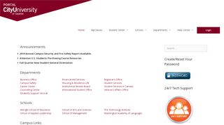 
                            1. CityU Portal – The student portal for City University of ...