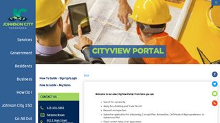 
                            1. CityView Portal - Welcome to Johnson City, TN