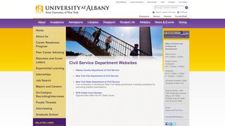 
                            8. Civil Service Exams - University at Albany