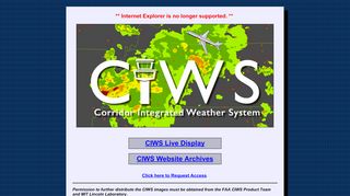 
                            9. CIWS Web Display