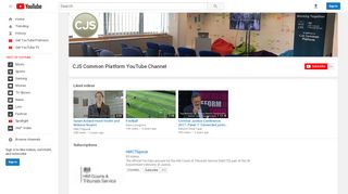 
                            1. CJS Common Platform YouTube Channel - YouTube