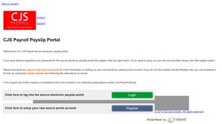 
                            1. CJS Payroll Payslip Portal - SSLPost