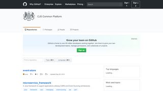 
                            5. CJSCommonPlatform · GitHub