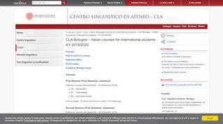 
                            11. CLA Bologna – Italian courses for international students ...