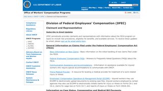 
                            1. Claimant and Representative - Division of Federal …