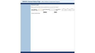 
                            4. Claimant Login