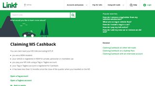 
                            8. Claiming M5 Cashback - Linkt