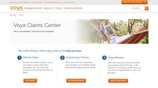 
                            9. Claims Center | Voya Financial