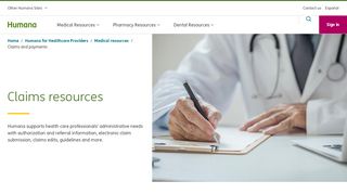 
                            8. Claims Resources for Providers - Humana