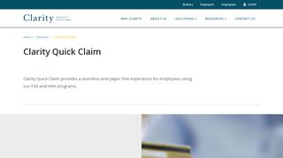 
                            8. Clarity Quick Claim | Clarity Benefit Solutions