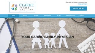 
                            3. Clarke Family Medicine: YOUR CARING FAMILY PHYSICIAN