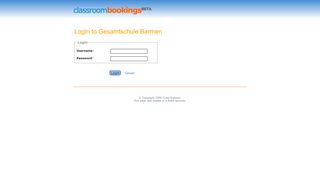 
                            3. classroombookings | login - gebarmen.spdns.org:64000