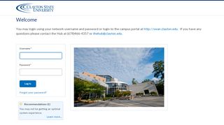 
                            4. Clayton State University: Login