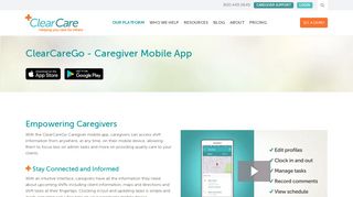 
                            3. ClearCareGo - Caregiver Mobile App