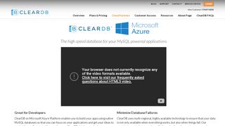 
                            1. ClearDB on Microsoft Azure – ClearDB