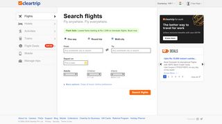 
                            3. cleartrip.com - #1 Site for Booking Flights, Hotels ...