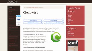 
                            2. Clearwire.com - Email Login