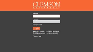 
                            4. Clemson Login Service