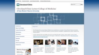 
                            3. Cleveland Clinic Lerner College of Medicine
