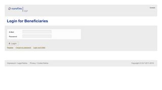 
                            4. CLF Client Area – Login for Beneficiaries