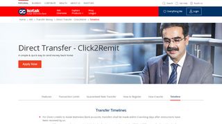 
                            4. Click2Remit - Remittance Services by Kotak Bank