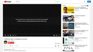 
                            6. Clickbank login to Clickbank university - YouTube