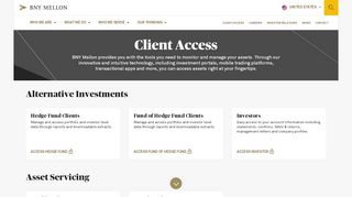 
                            2. Client Access | BNY Mellon