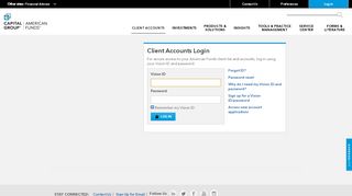 
                            4. Client Accounts Login | American Funds - Capital Group