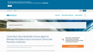 
                            6. Client Alert: New WorkSafe Victoria Agent to Manage Workplace Injury ...