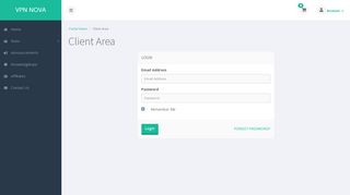 
                            8. Client Area - VPN NOVA