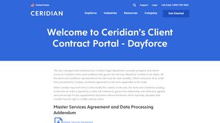 
                            3. Client Contract Portal - Dayforce - Ceridian