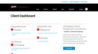 
                            3. Client Dashboard | ASAP Accounting & Payroll