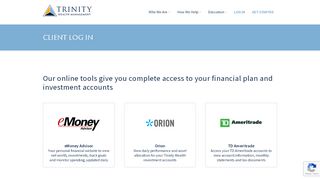 
                            7. Client Log In - Trinity Wealth Management