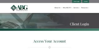 
                            7. Client Login | ABG Financial Services