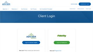 
                            5. Client Login - Adviser Investments