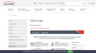 
                            1. Client Login - Almac