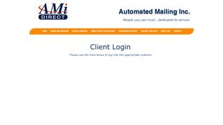 
                            4. Client Login - AMi DIRECT