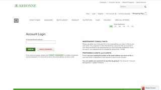 
                            2. Client Login - Arbonne